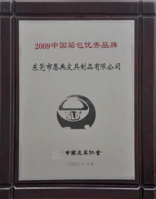 2009中国箱包优秀品牌